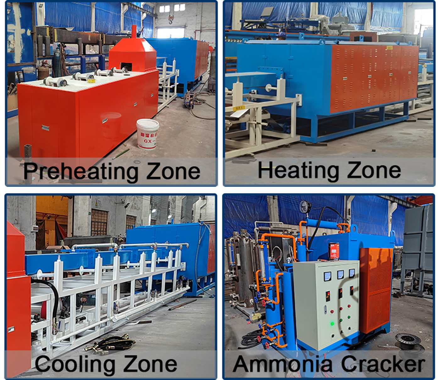 High tempeature continuous electric resistance bright annealing oven line machine