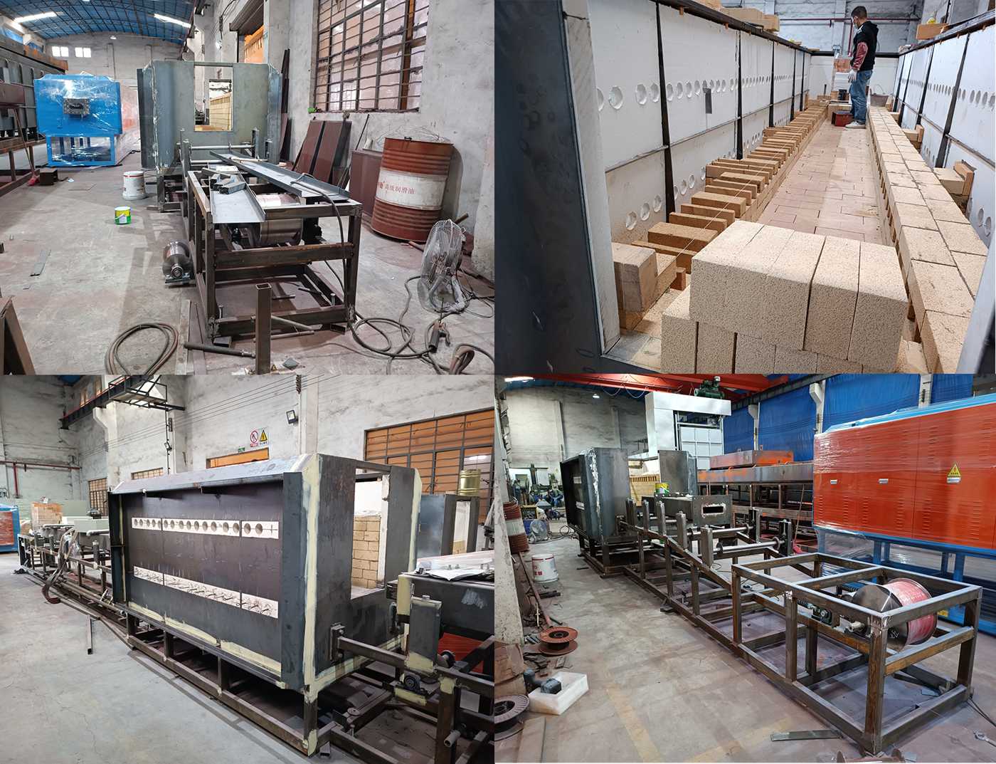 Industrail electric conveyor belt annealing furnace for stainless steel pipe/tube