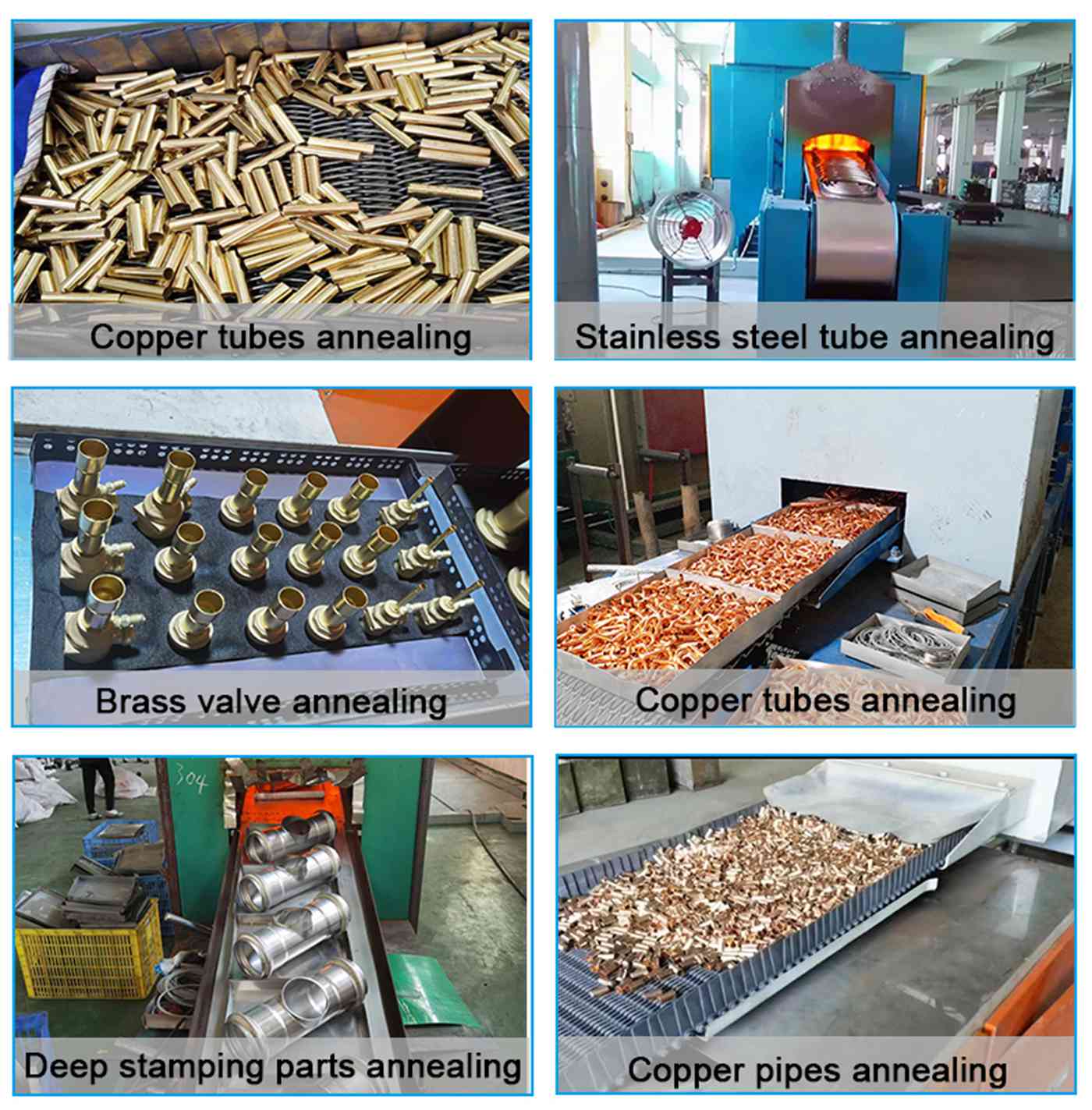 Mesh belt electric copper heat treatment annealing furnace