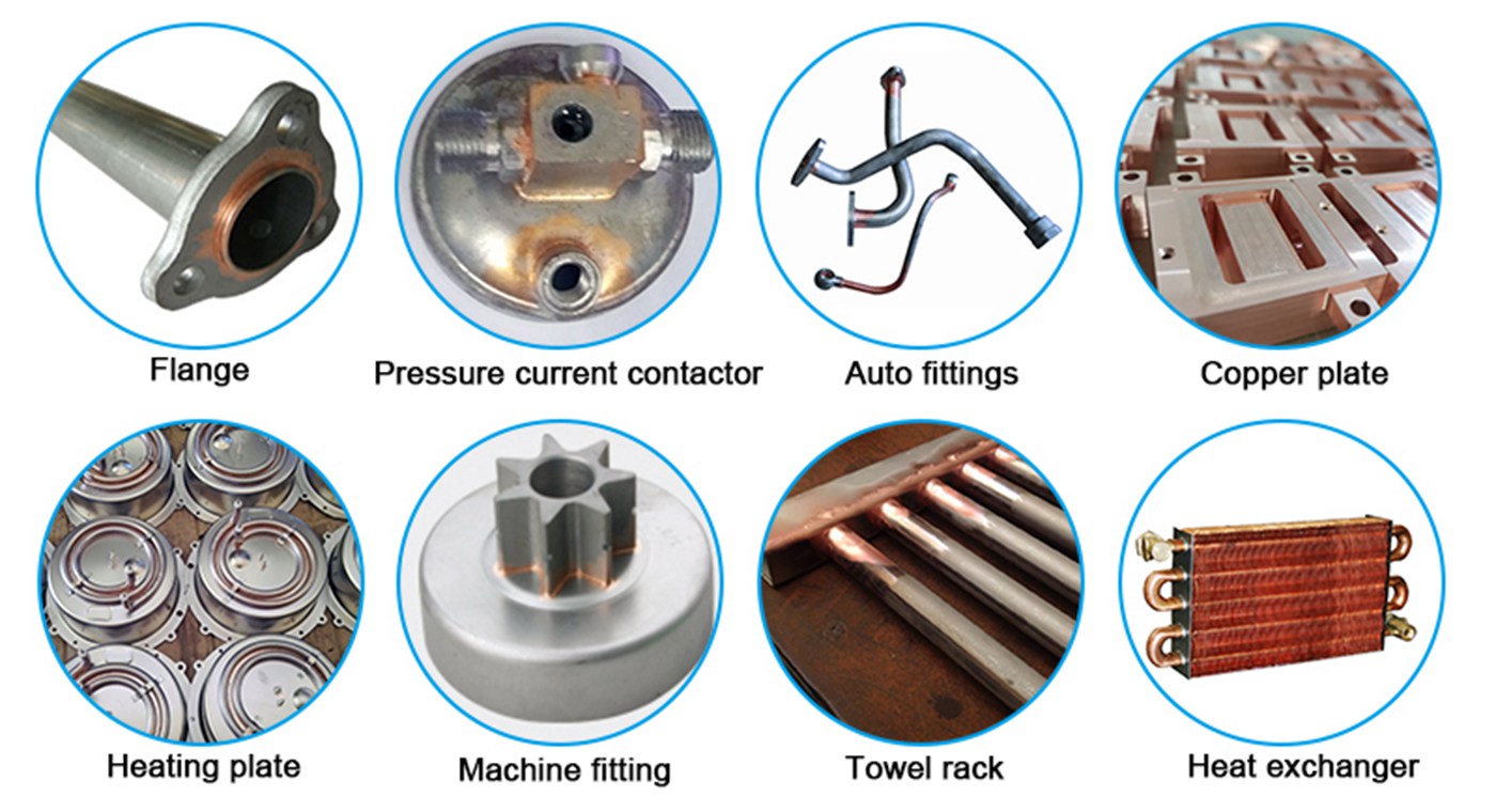 Continuous mesh belt copper and aluminum brazing heat treatment furnace