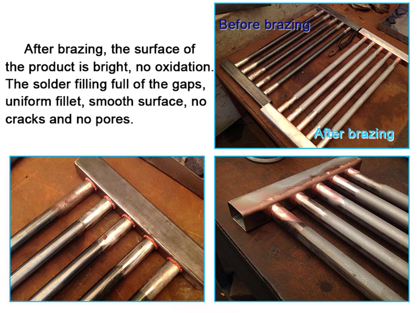 Controled atmosphere furnace for Nickel brazing welding