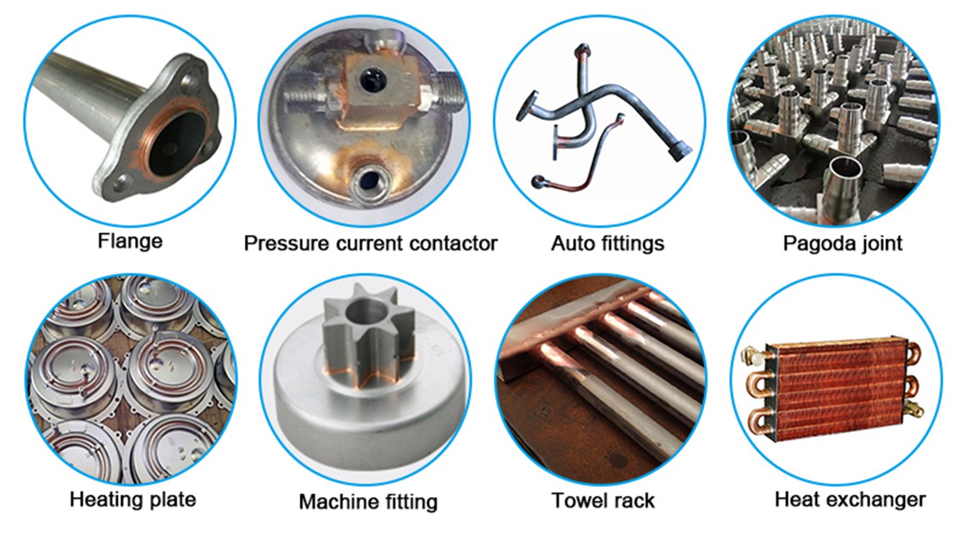 Controled atmosphere furnace for Nickel brazing welding