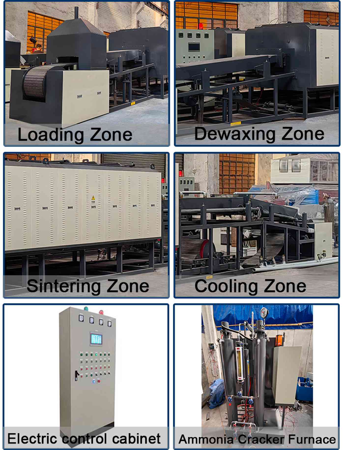 Industrial powder metallurgy sintering furnace