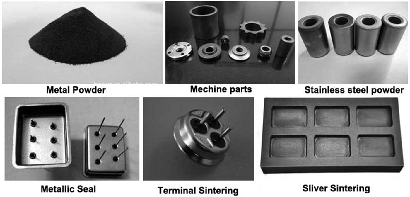 Muffle sintering furnace for metallurgy powders