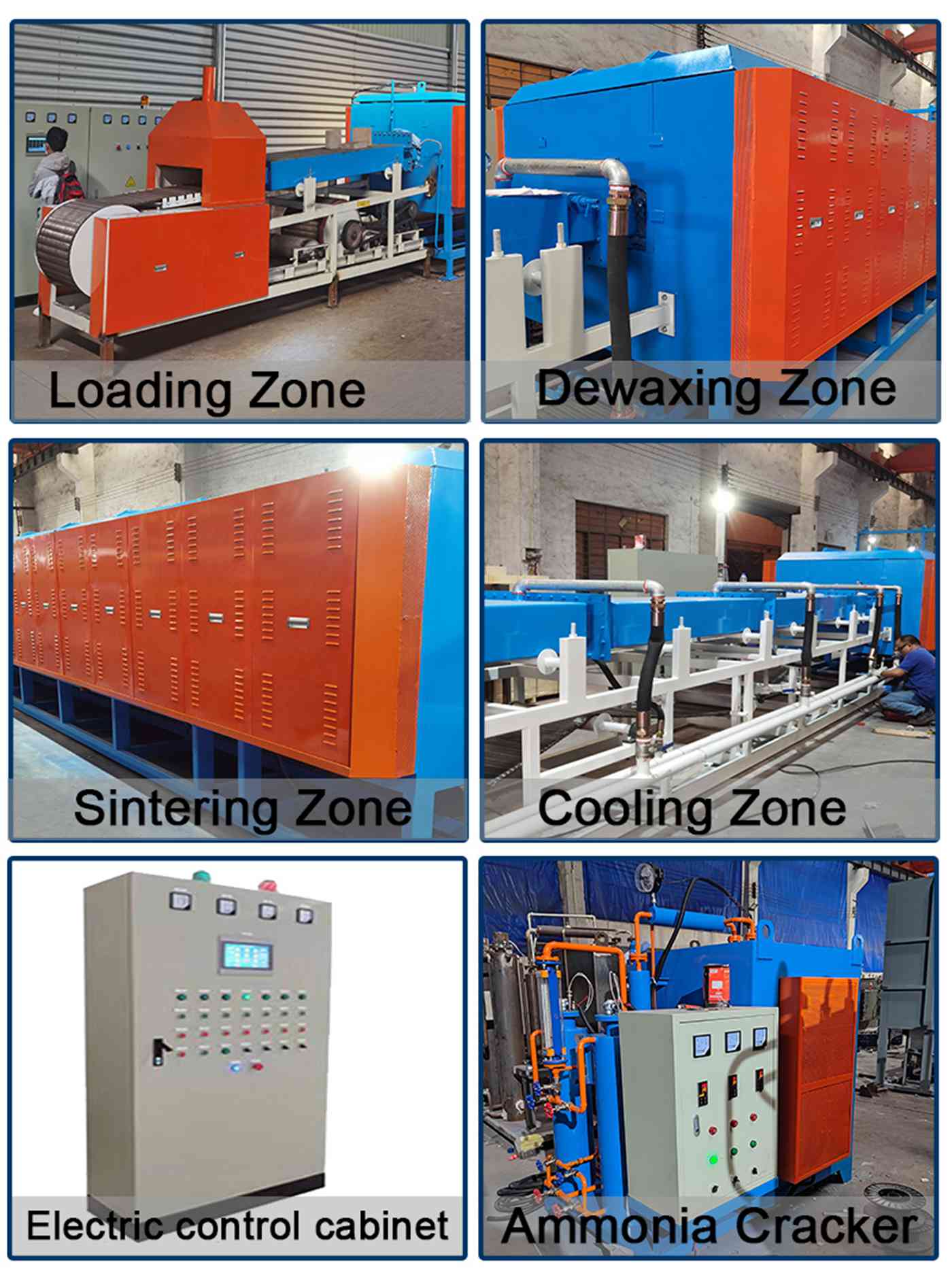 High temperature conveyor sintering muffle furnace