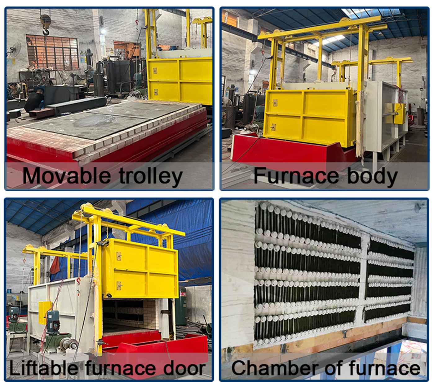 Industry Trolley type quenching and tempering furnace