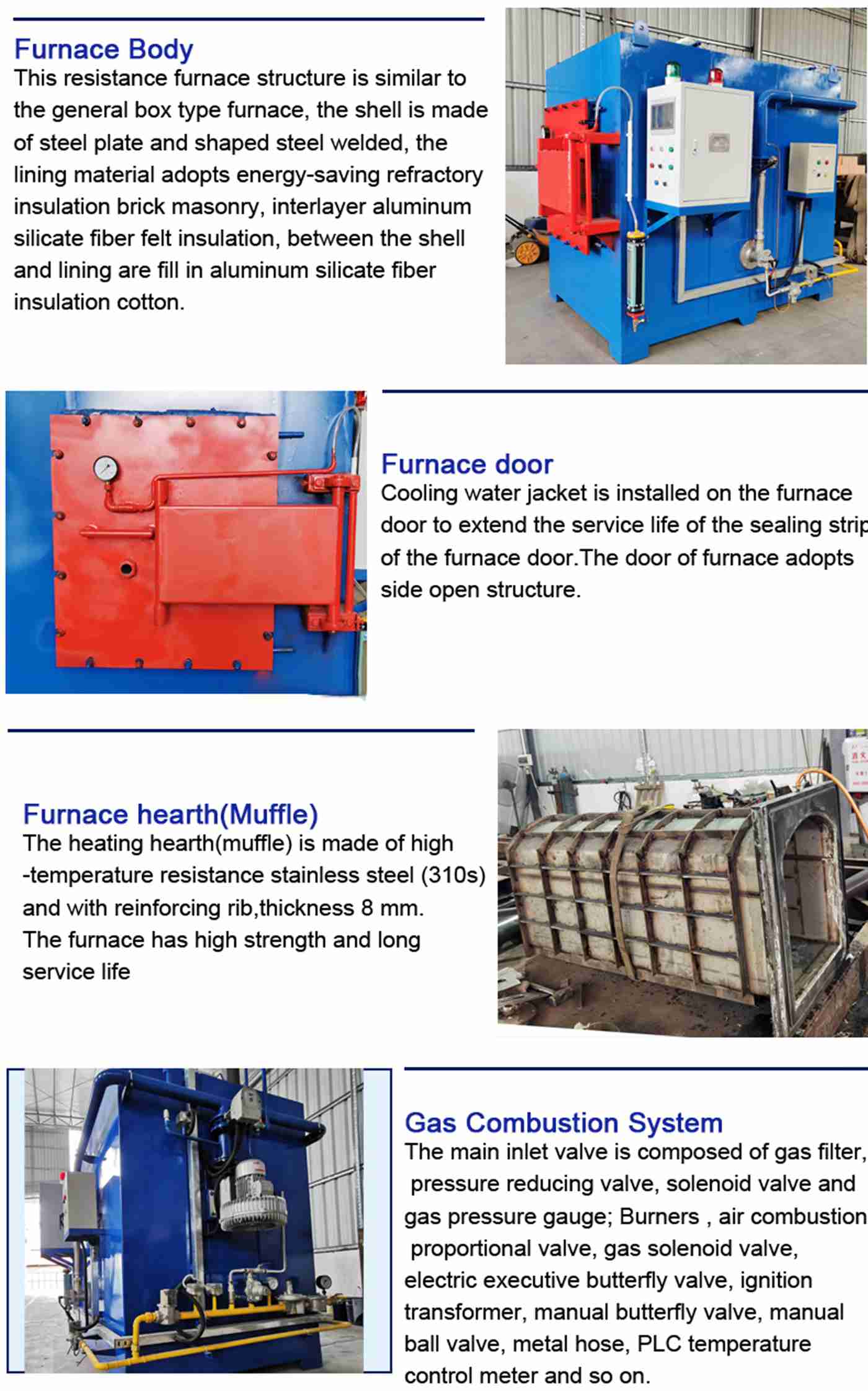 Horizontal vacuum sintering furnace