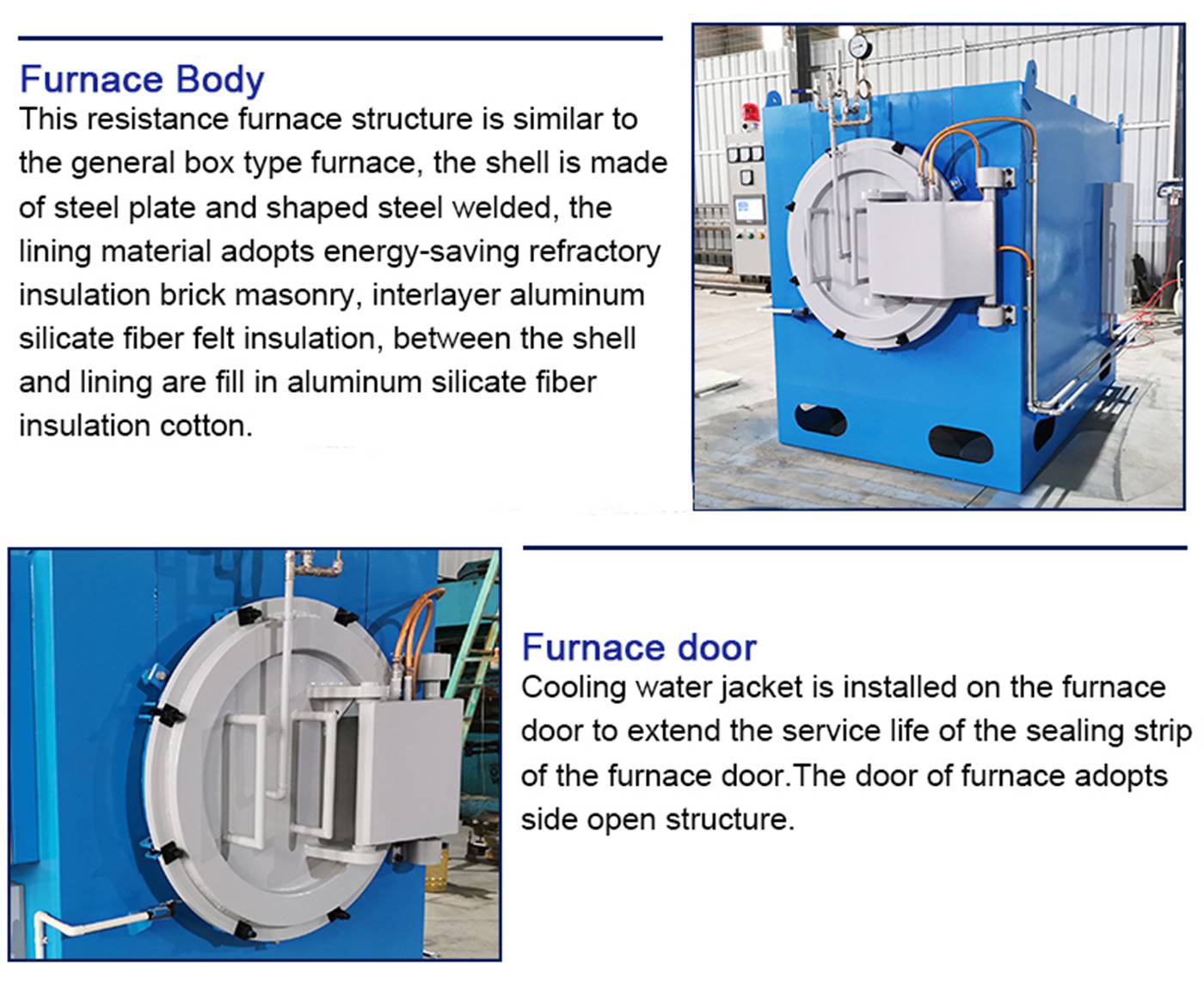 Horizontal vacuum annealing furnace