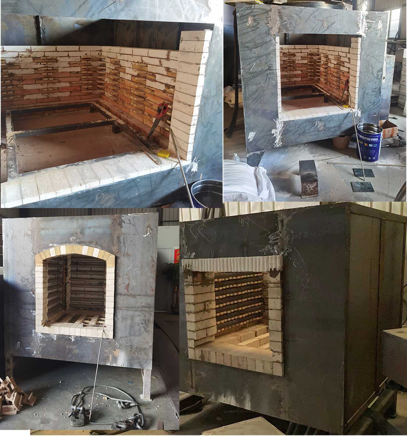 Small batch box type heat treatment furnace