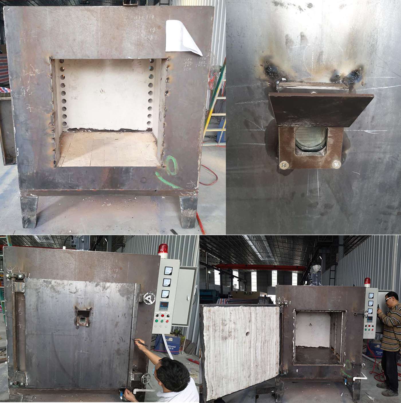 Box type hot wind recycle  tempering furnace