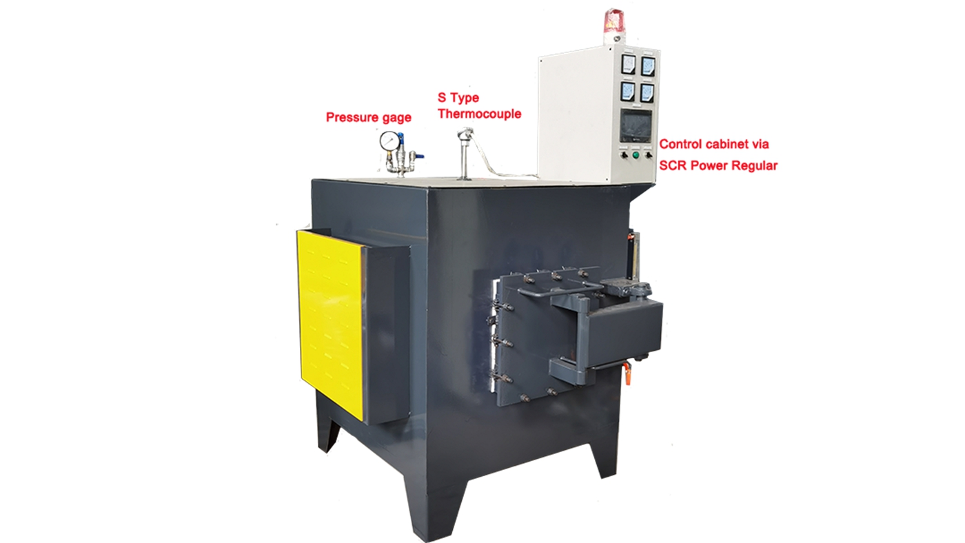 Atmosphere controlled protected box type heat treatment furnace