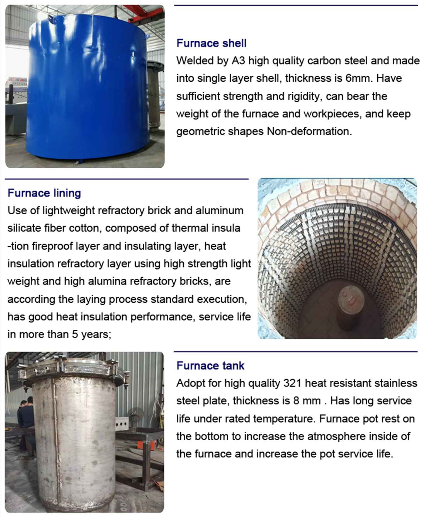 Pit type steel wire vacuum annealing furnace