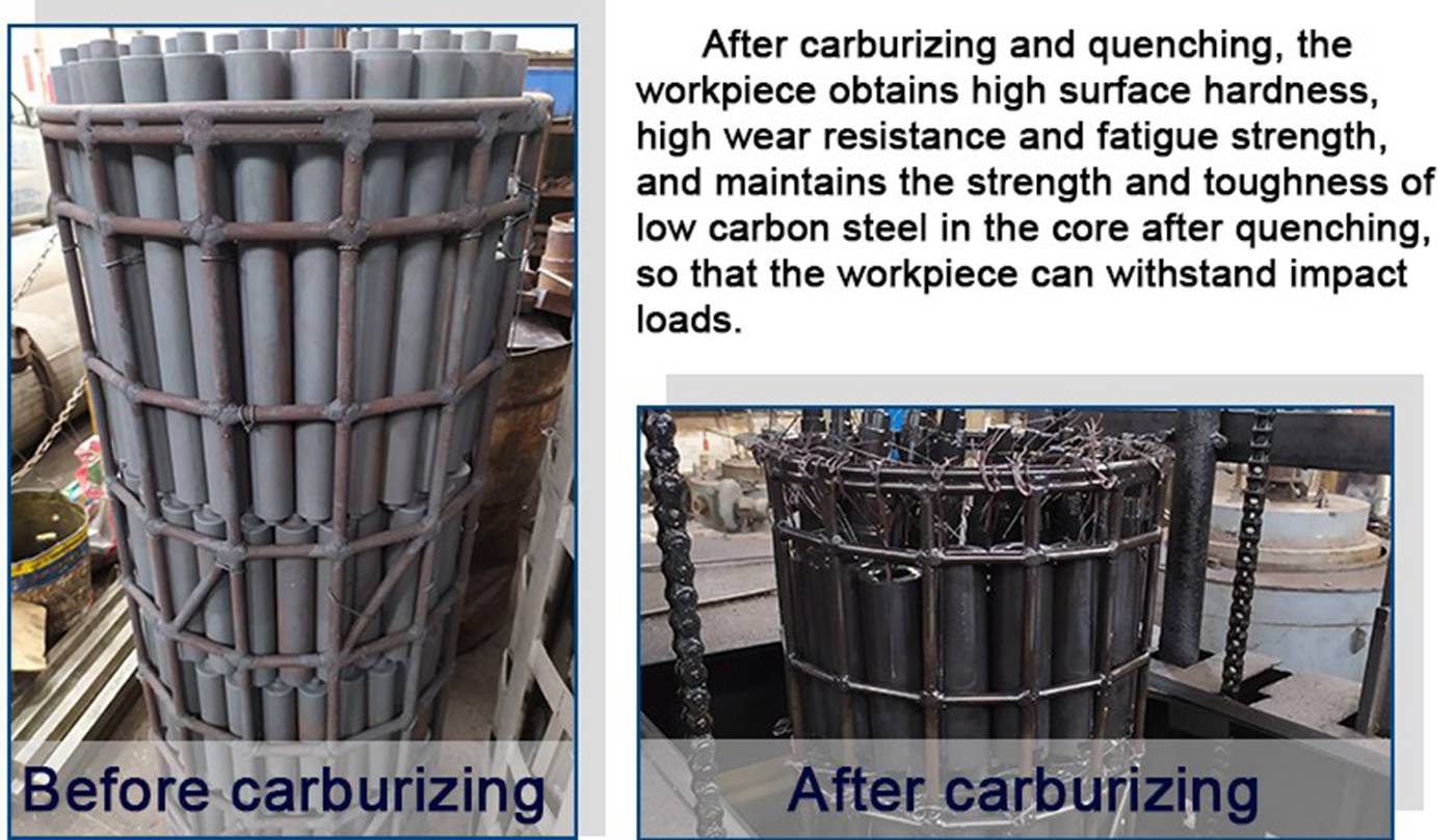 Pit type gas carburizing quenching furnace