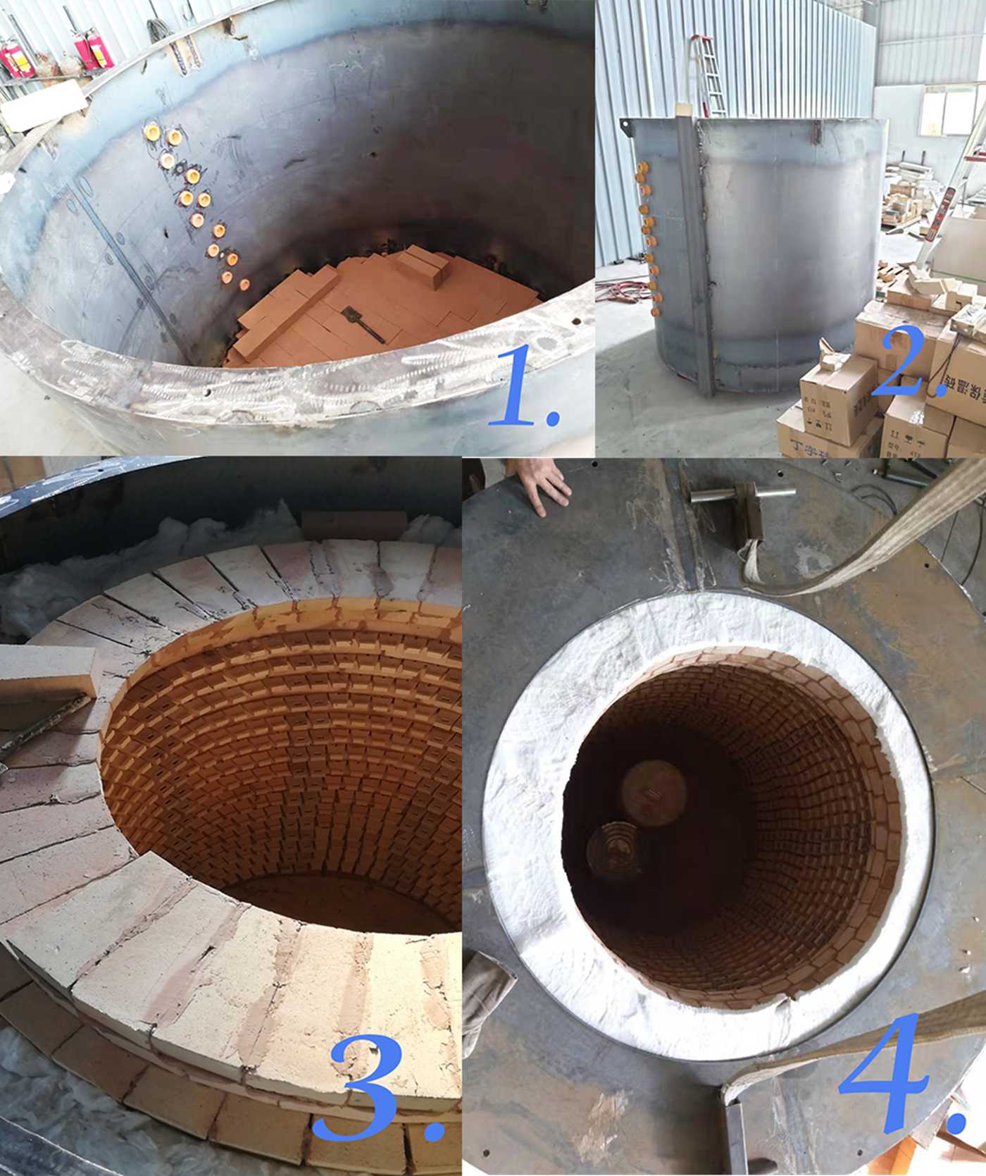 Pit type gas carburizing quenching furnace