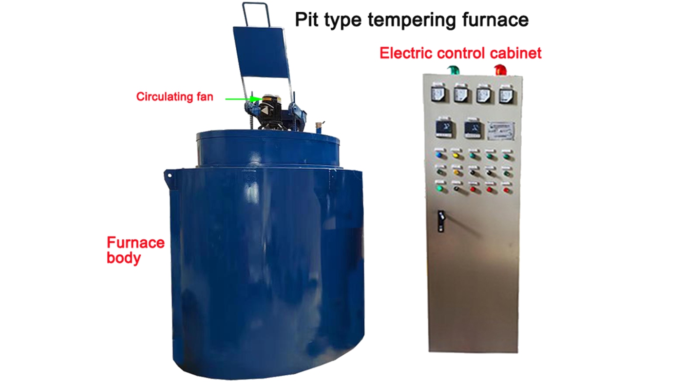 Industry pit type hardening and tempering furnace