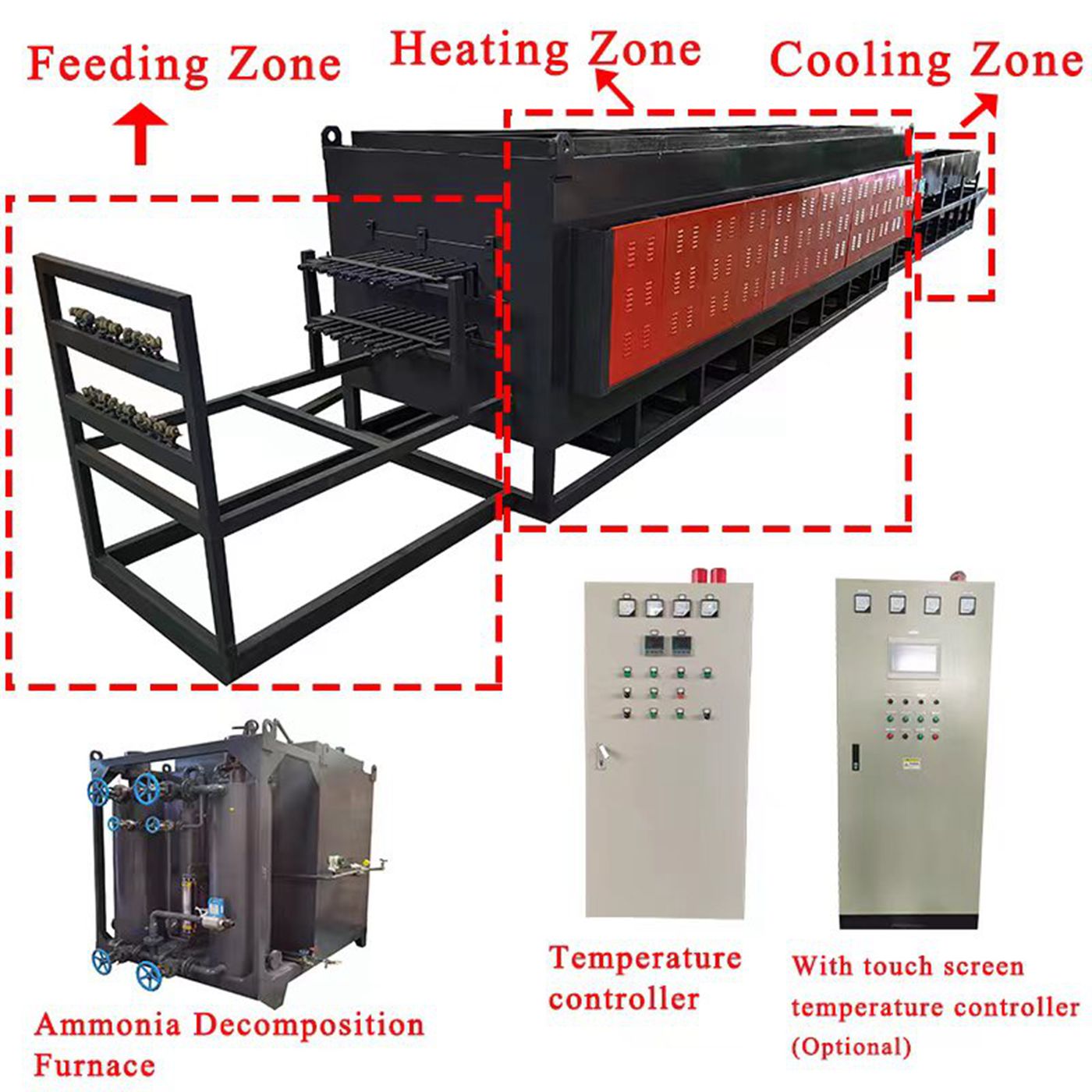 Carbon steel bright annealing heat treatment furnace