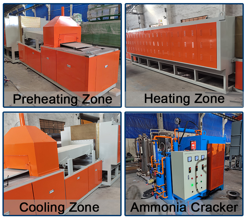 Mesh belt electric copper heat treatment annealing furnace