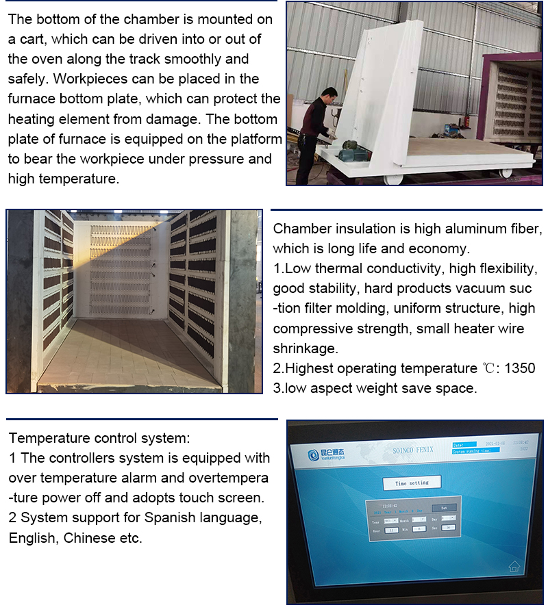 Carbon steel car type tempering heat treatment furnace