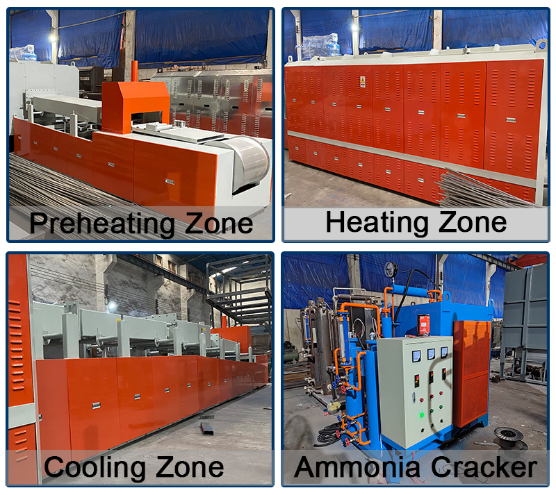 industrial high temperature annealing furnace for copper tube parts