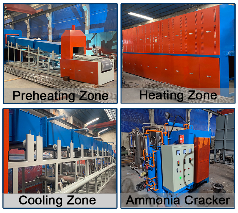 High temperature bright annealing furnace for stainless steel kitchen sink