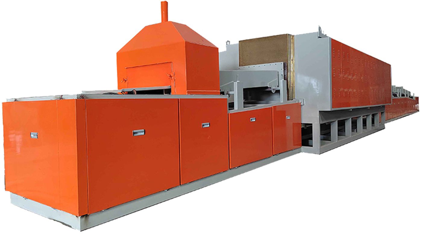 Continuous copper bright annealing heat treatment furnace