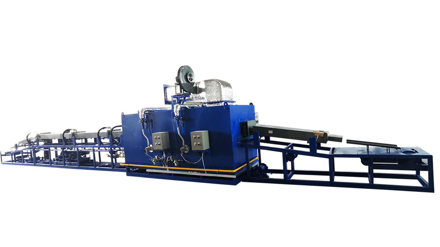 Natural Gas Heating Conveyor Belt Bright Heat Treatment Furnace for stainless steel products