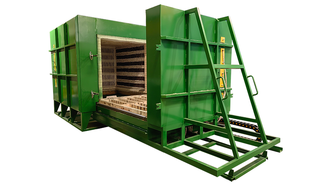 Trolley type quenching heat treatment furnace