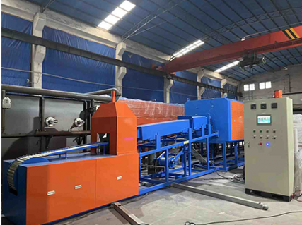 Pressure vessel mesh belt conveyor brazing heat treatment furnace