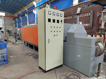 Customized Mesh Conveyor Belt Annealing Heating Furnace For copperwith conveyor loading hoist