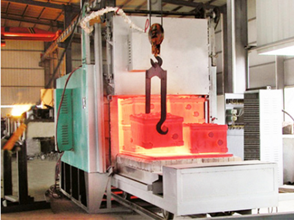 Trolley Type Quenching Furnace Customer Site