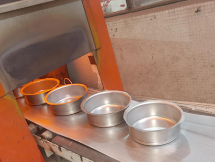 Stainless steel sink bright annealing heat treatment