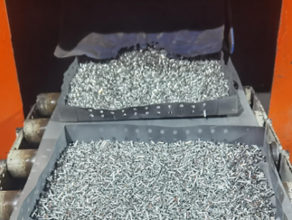 Stainless steel screws after bright annealing