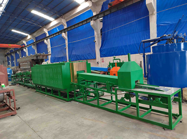 Hight temperature conveyor belt heat treatment furnace for knife