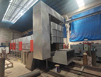 Industrial car type heat treatment furnace