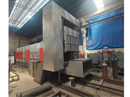 Testing Site  -- 7 Meters Long 1200 ℃ Trolley Type Heat Treatment Furnace