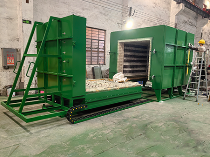 Trolley type quenching heat treatment furnace