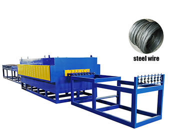 Continuous stainless steel wire bright annealing furnace