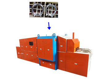 Industrial electric annealing resistance double muffle furnace price