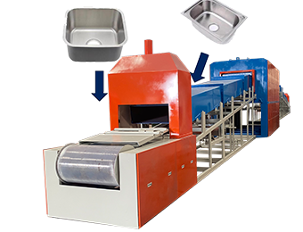 High temperature bright annealing furnace for stainless steel kitchen sink