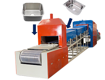 High temperature bright annealing furnace for stainless steel kitchen sink