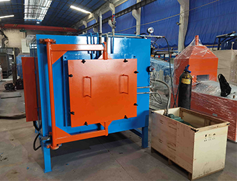 Horizontal vacuum atmosphere brazing heat treatment furnace