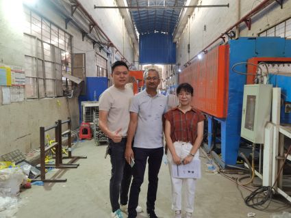 The second Indian customer visit our Huichengsheng Factory