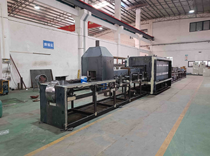 Heat treatment furnace production workshop